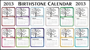 Birtstone calendar 2012