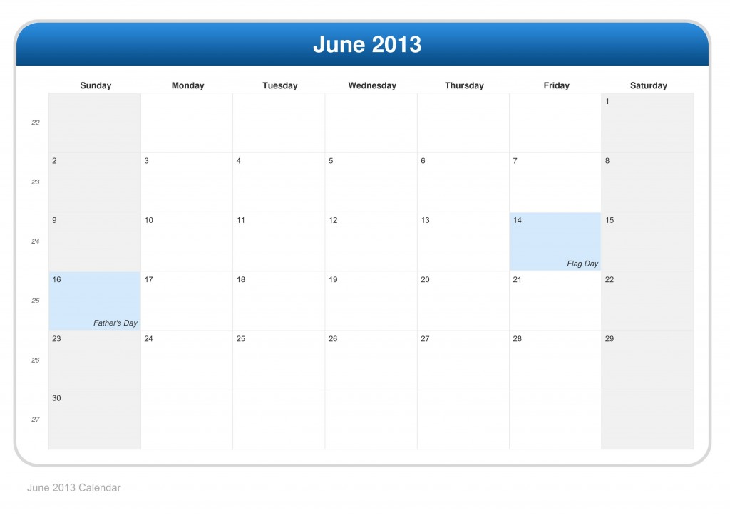 calendar-june-2013-vacation-days
