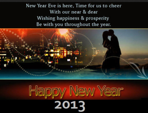 Happy-newyear2013-Romantic-greeting-card-Ecard with wishes messages
