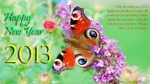 happy new year 2013 quotes wishes wallpaper