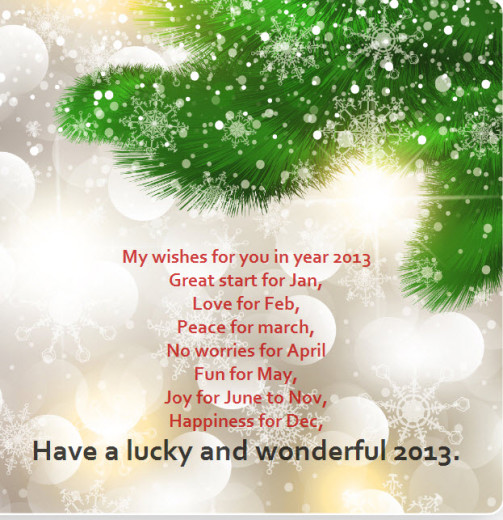 happy-newyear 2013-Greeting cards for facebook friends