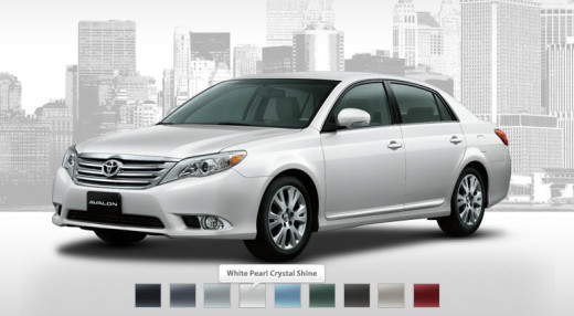 Toyota-Avalon-2013-available colors in Auto market singapore