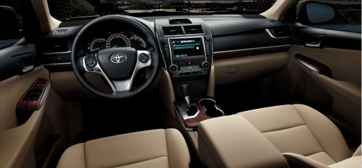 Toyota Camry 2013 interior-brown-color-leather