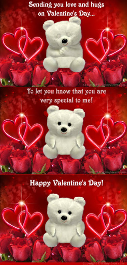teddy bear romantic-valentine-2013 day Ecard