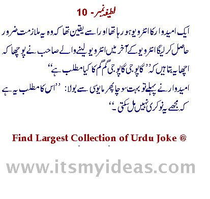 urdu-jokes-at-job-interview