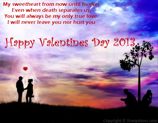valentineday 2013 romantic poem for girlfriend picture