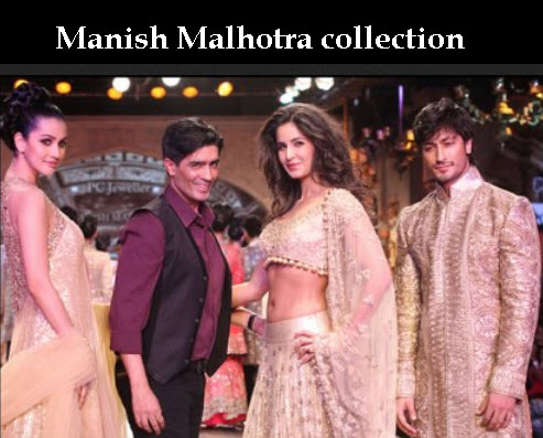 ManishMalhotra bridal and groom dress collection 2013 2014