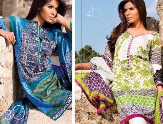 Sana-Safinaz-summer-party-dresses-2013-2014 with price