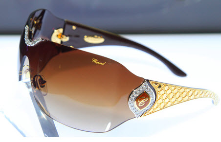 Sunglasses-with-diamond-mounted-and-gold-plated-frame-2013 2014 picture