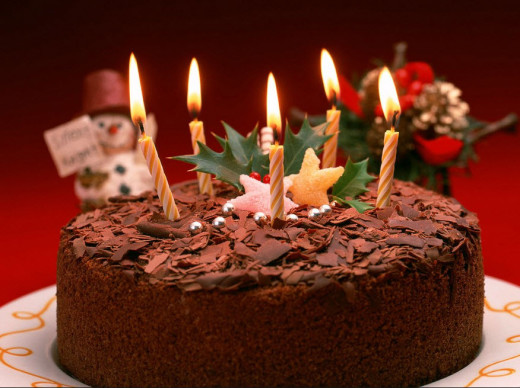 chocolate-birthday-cake-with-candle-design-for kids