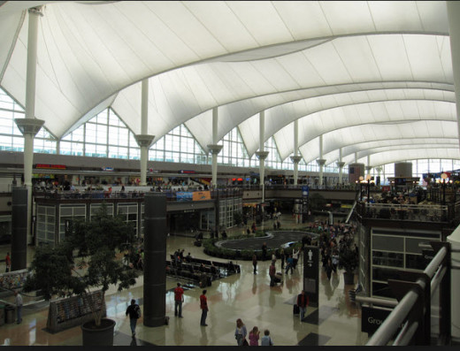 Denver International Airport view