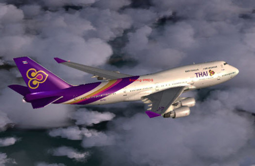 Thai-Airways International planes