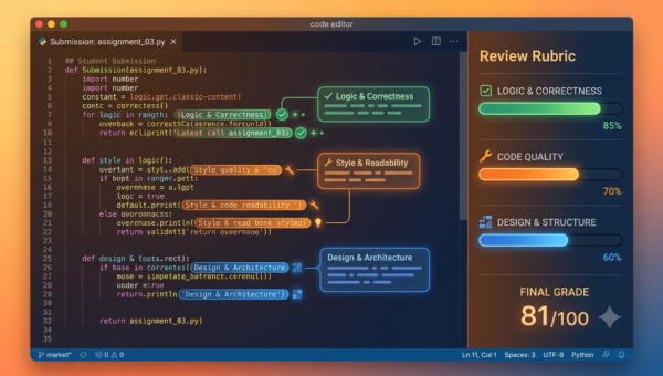 Automated Code Review for Student Submissions