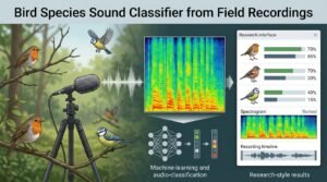 Bird Species Sound Classifier from Field Recordings