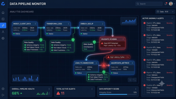 Smart Data Pipeline Monitor and Alert System