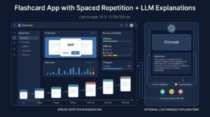 Flashcard App with Spaced Repetition + LLM Explanations