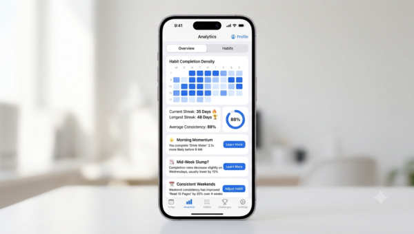 Mobile Habit Tracker with Streak Analytics and Behavioral Insights
